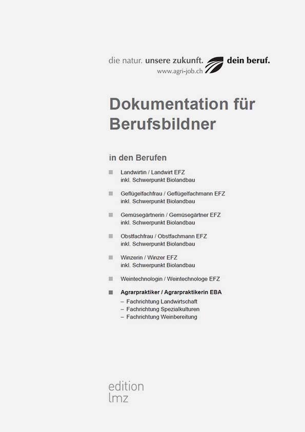 Text Dokumentation für Berufsbildner EBA alle Berufe 2. Auflage