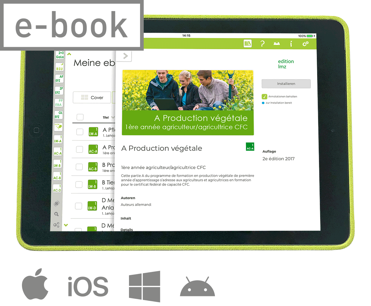 E-Book A Production végétale 2ème année d'apprentissage
