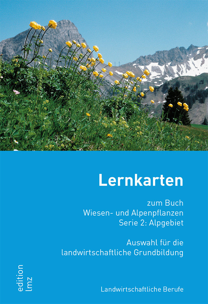 Lernkarten Serie 2 Wiesen- und Alpenpflanzen / Alpgebiet