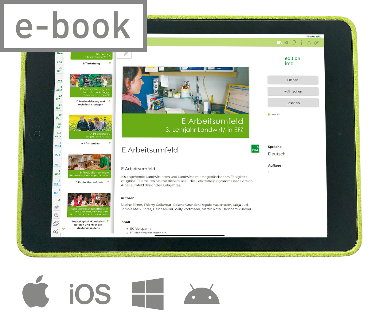 E-Book Arbeitsumfeld 3. Lehrjahr