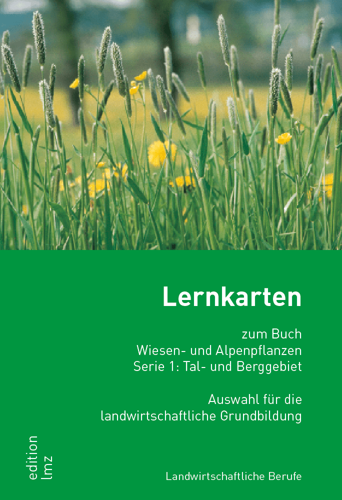 Lernkarten Serie 1 Wiesen- und Alpenpflanzen / Tal- und Berggebiet