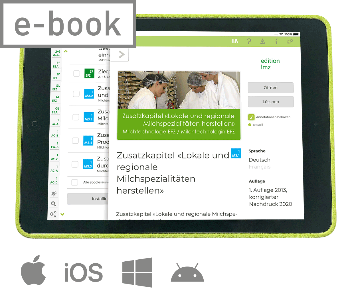 E-Book c.1 «Lokale und regionale Milchspezialitäten herstellen»