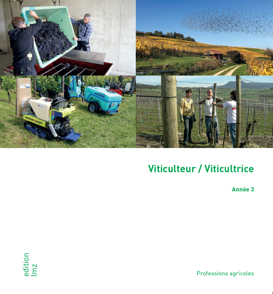 Viticultrice/Viticulteur CFC 3e année d'apprentissage
