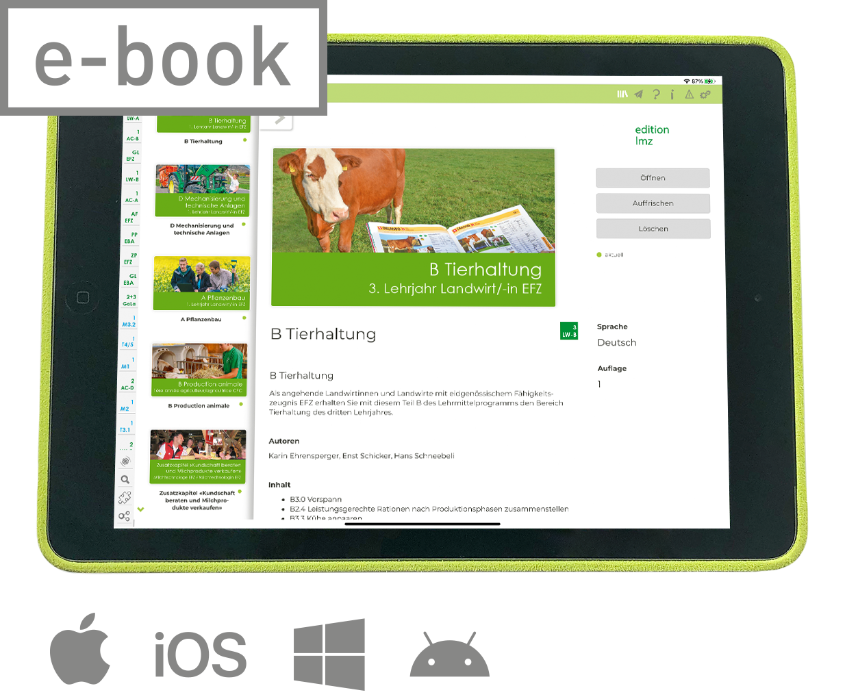 E-Book B Tierhaltung 3. Lehrjahr