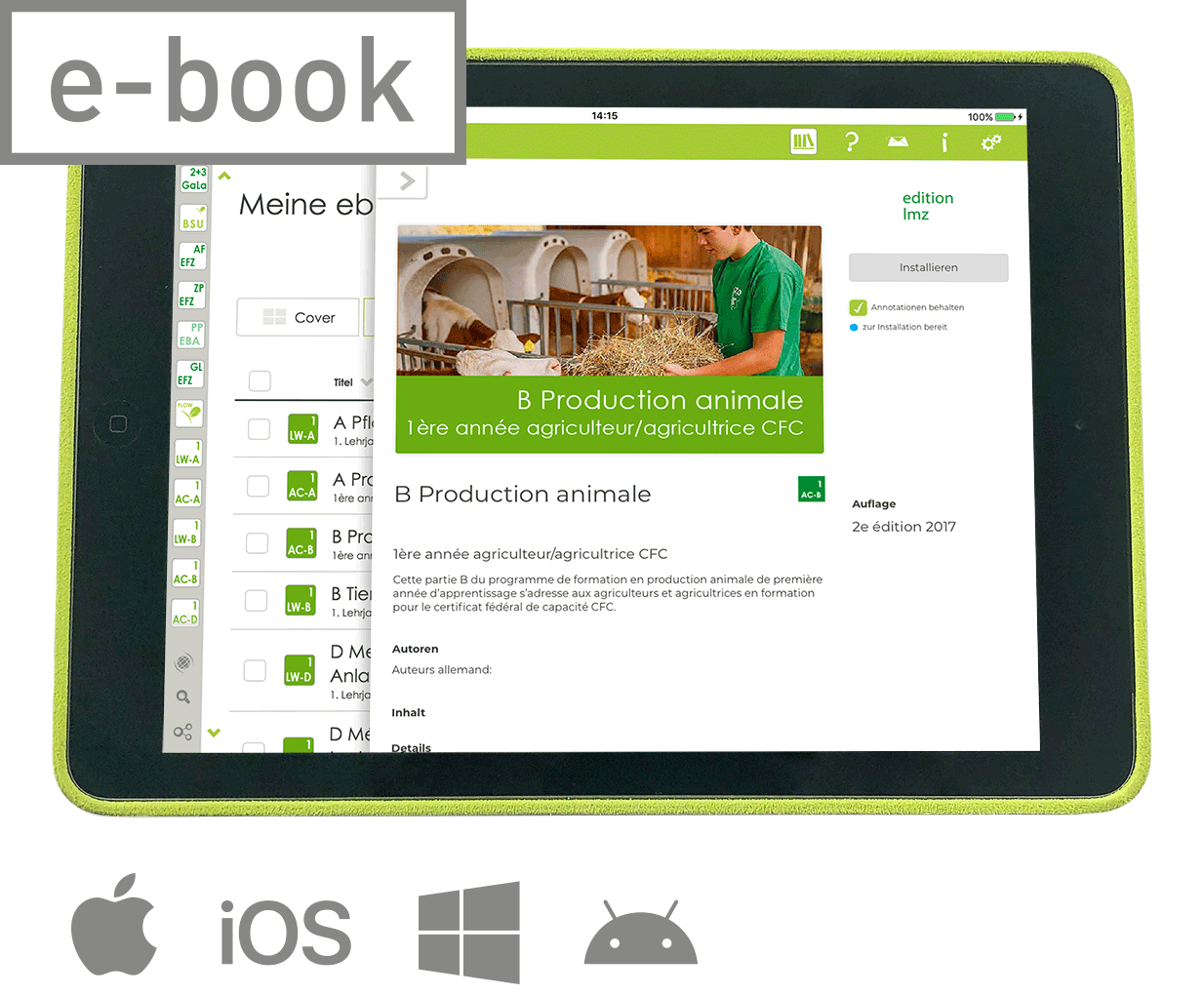 E-Book B Production animale 2ème année d'apprentissage