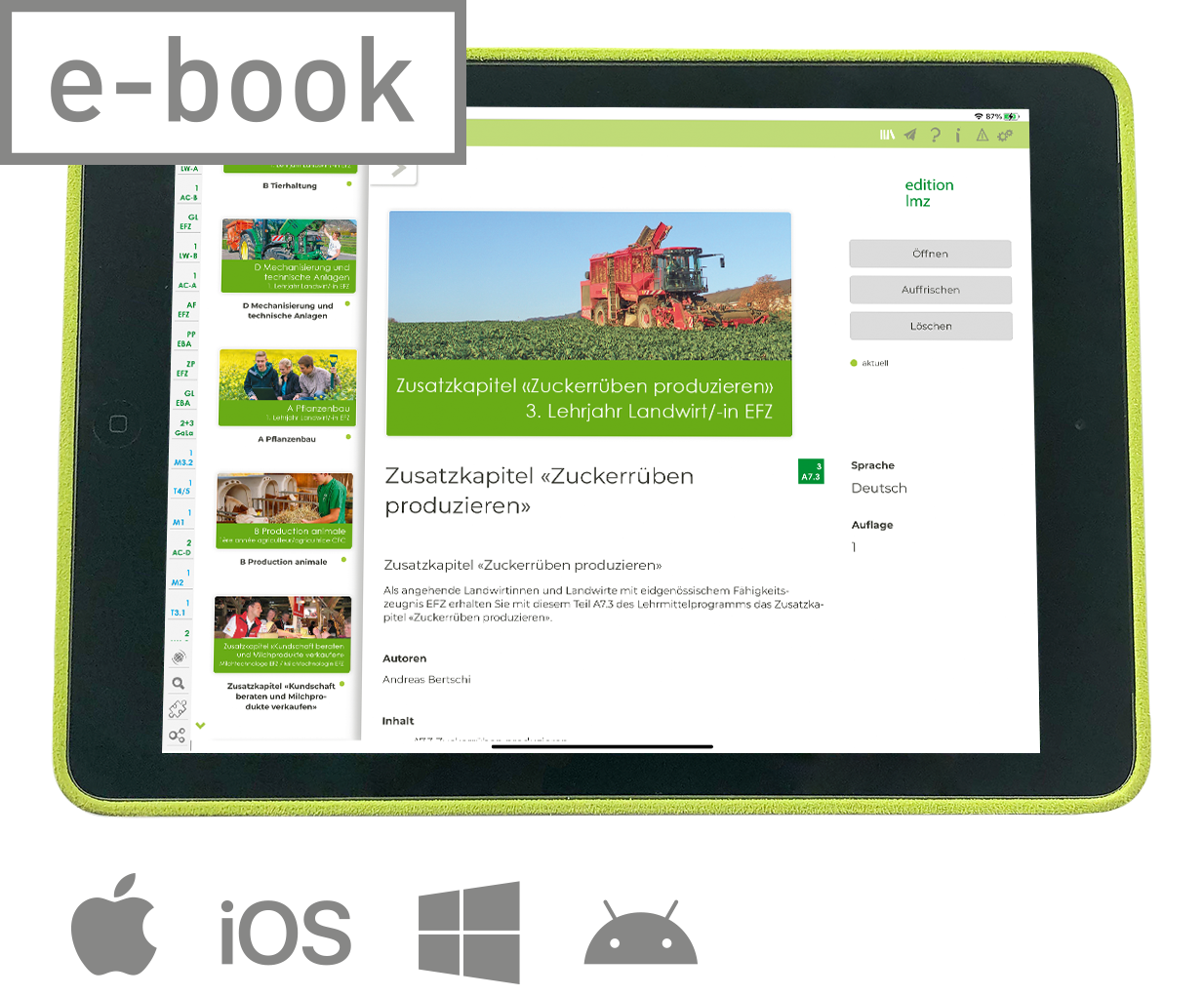 E-Book A 7.3 Pflanzenbau Zusatzkapitel "Zuckerrüben produzieren"