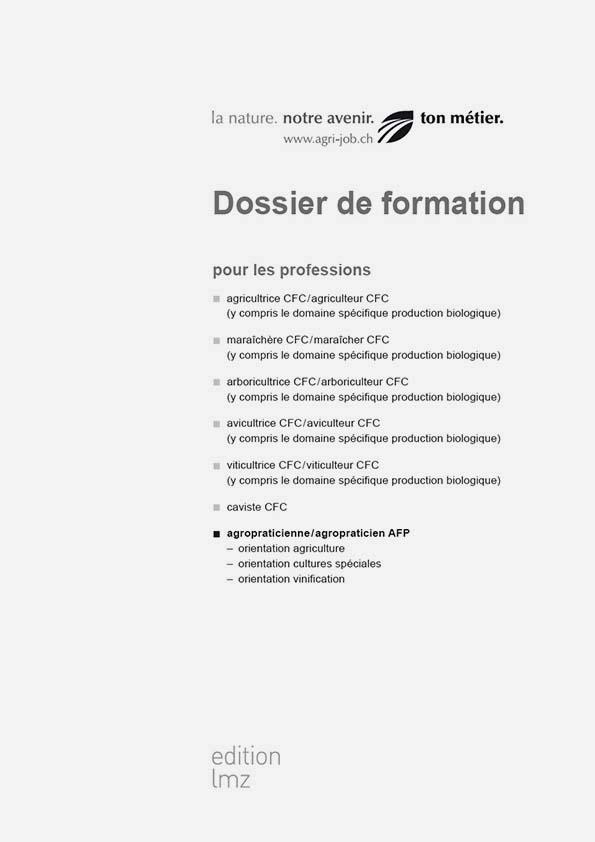 Dossier de formation  Agropraticien AFP